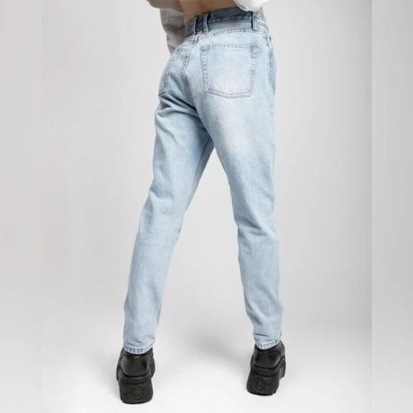 J. Galt Shanghai High Rise Light Wash Slim Jeans, Light Wash, Size Medium - Picture 2 of 11